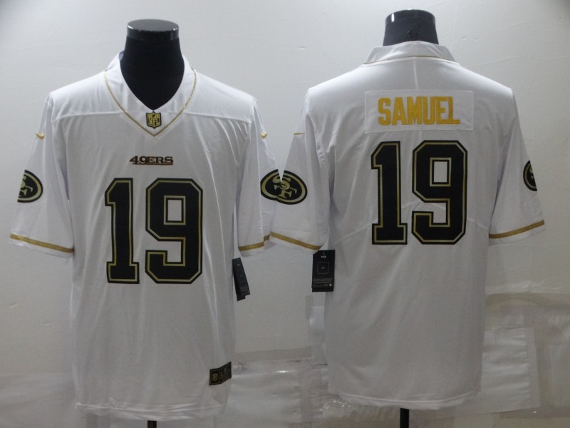 Men's San Francisco 49ers Deebo Samuel #19 White Jersey